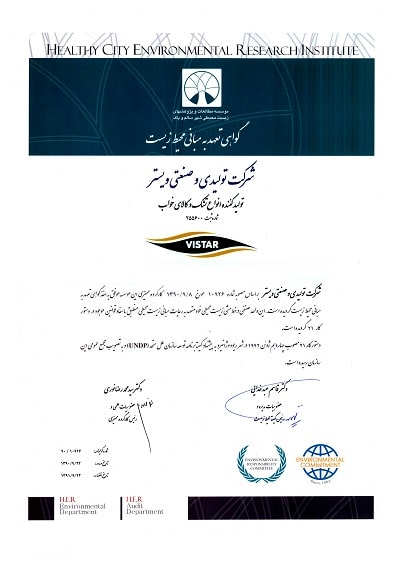 Certificate of Cunsumers