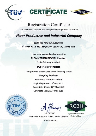 registration Certificate iso 9001