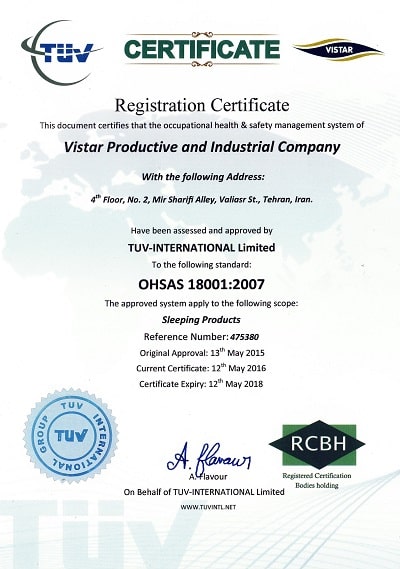 registration Certificate ohsas