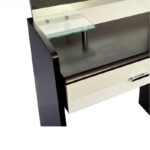 میز توالت (قهوه ای + سفید کد:C2075-1)